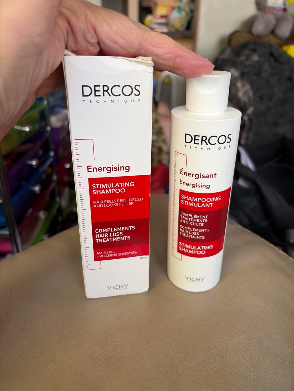 Vichy Dercos Stimulating Shampoo - 200ml. New In Box!